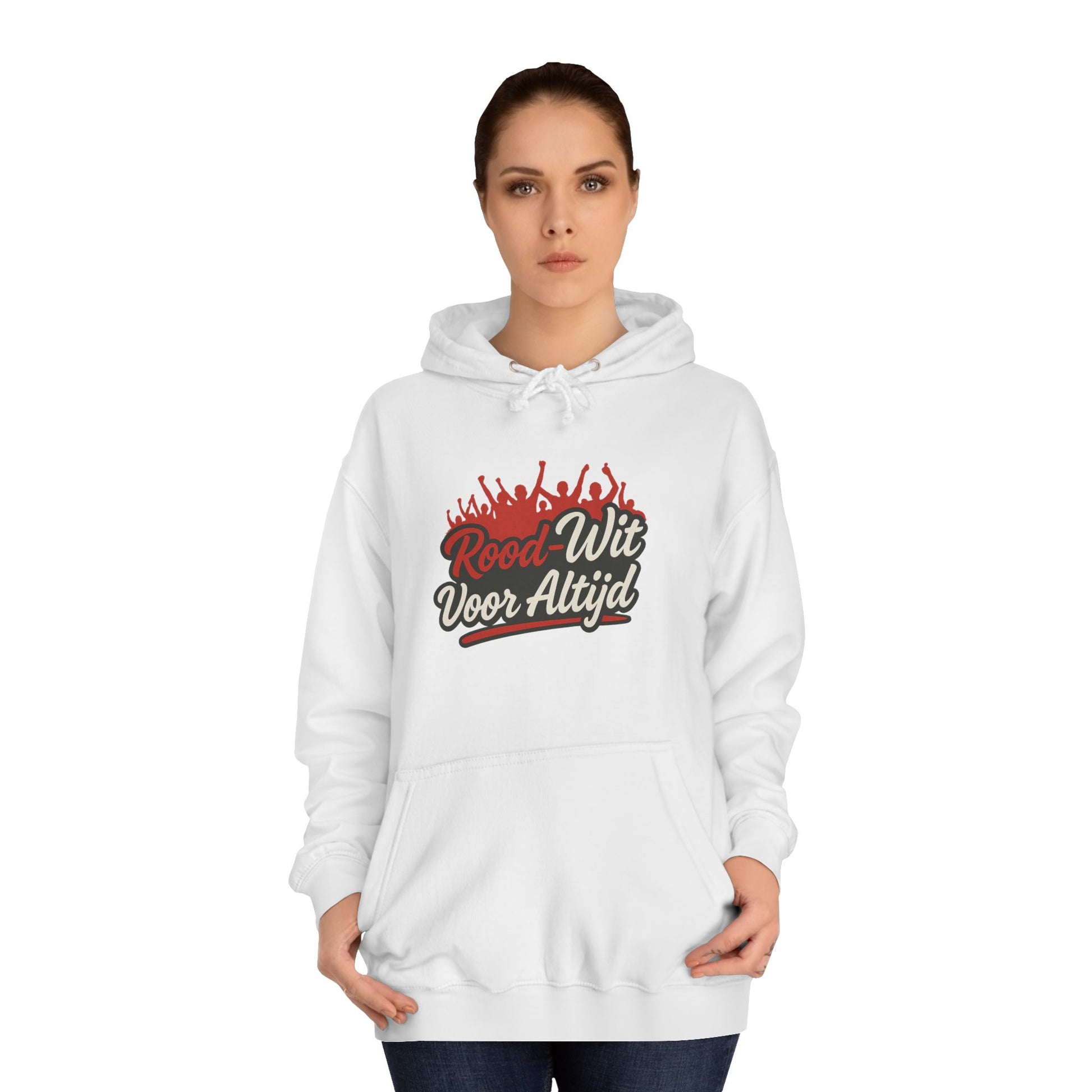 "Rood-Wit Voor Altijd” Unisex Hoodie
