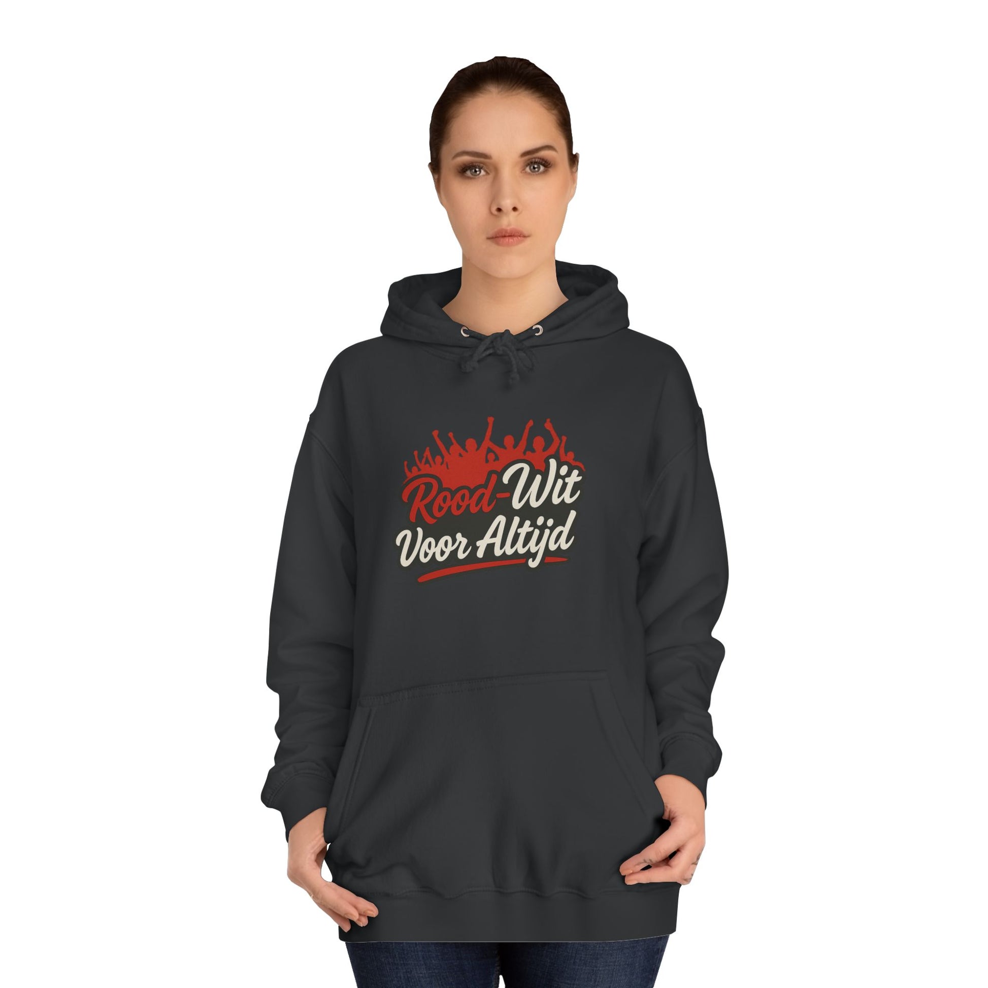 "Rood-Wit Voor Altijd” Unisex Hoodie