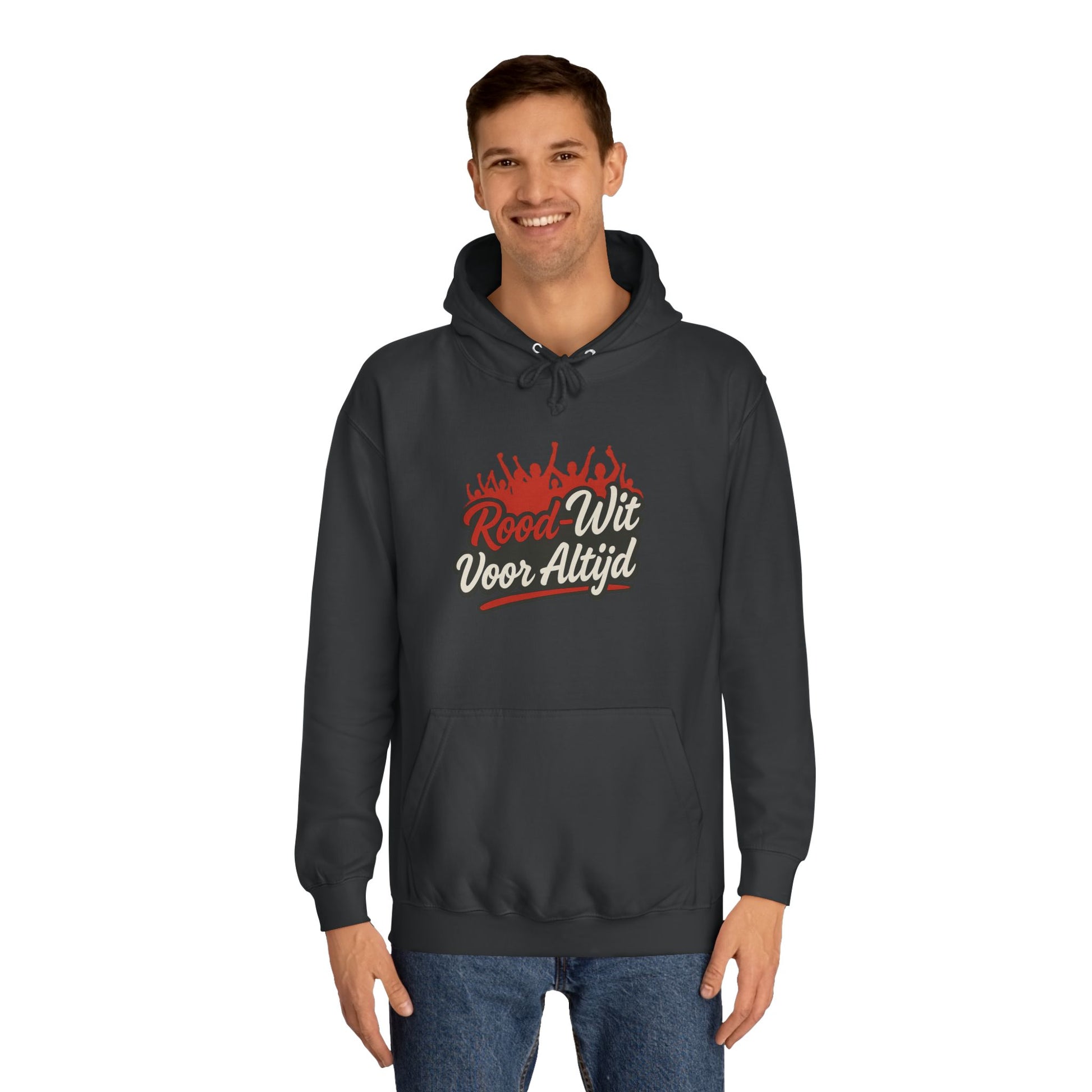 "Rood-Wit Voor Altijd” Unisex Hoodie