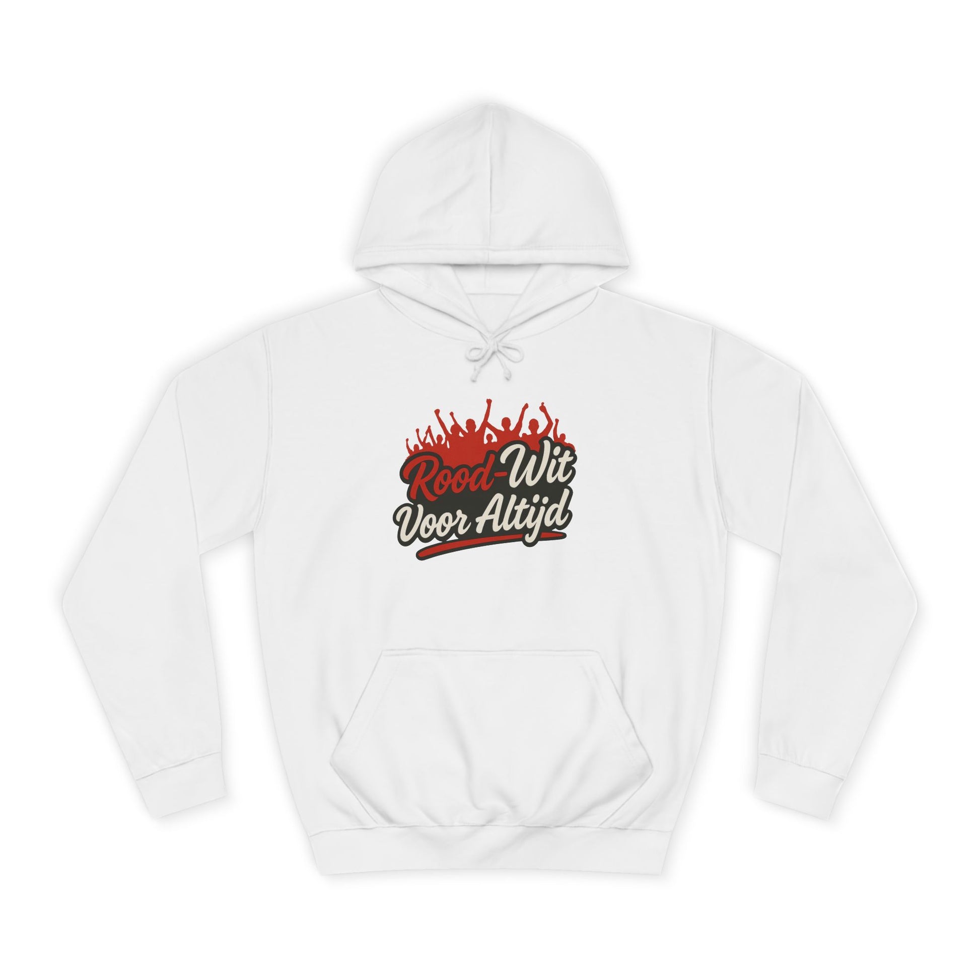 "Rood-Wit Voor Altijd” Unisex Hoodie
