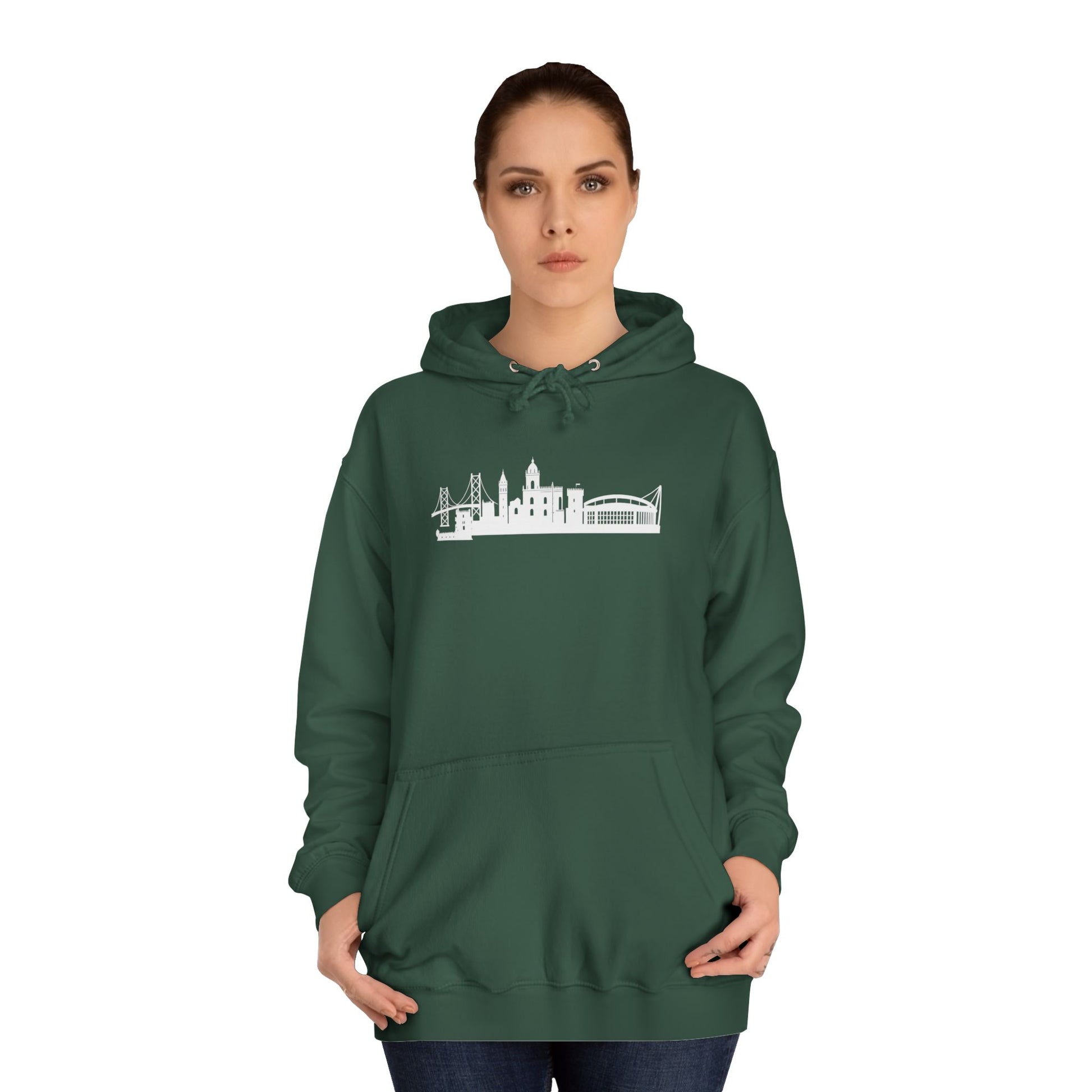 "Lisbon Skyline" Unisex Hoodie