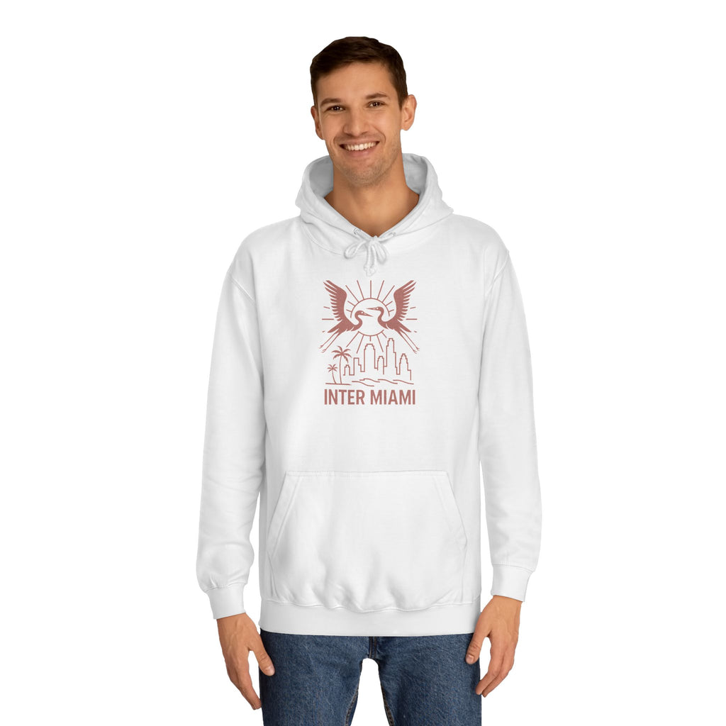 "Heron Miami Skyline" Unisex Hoodie