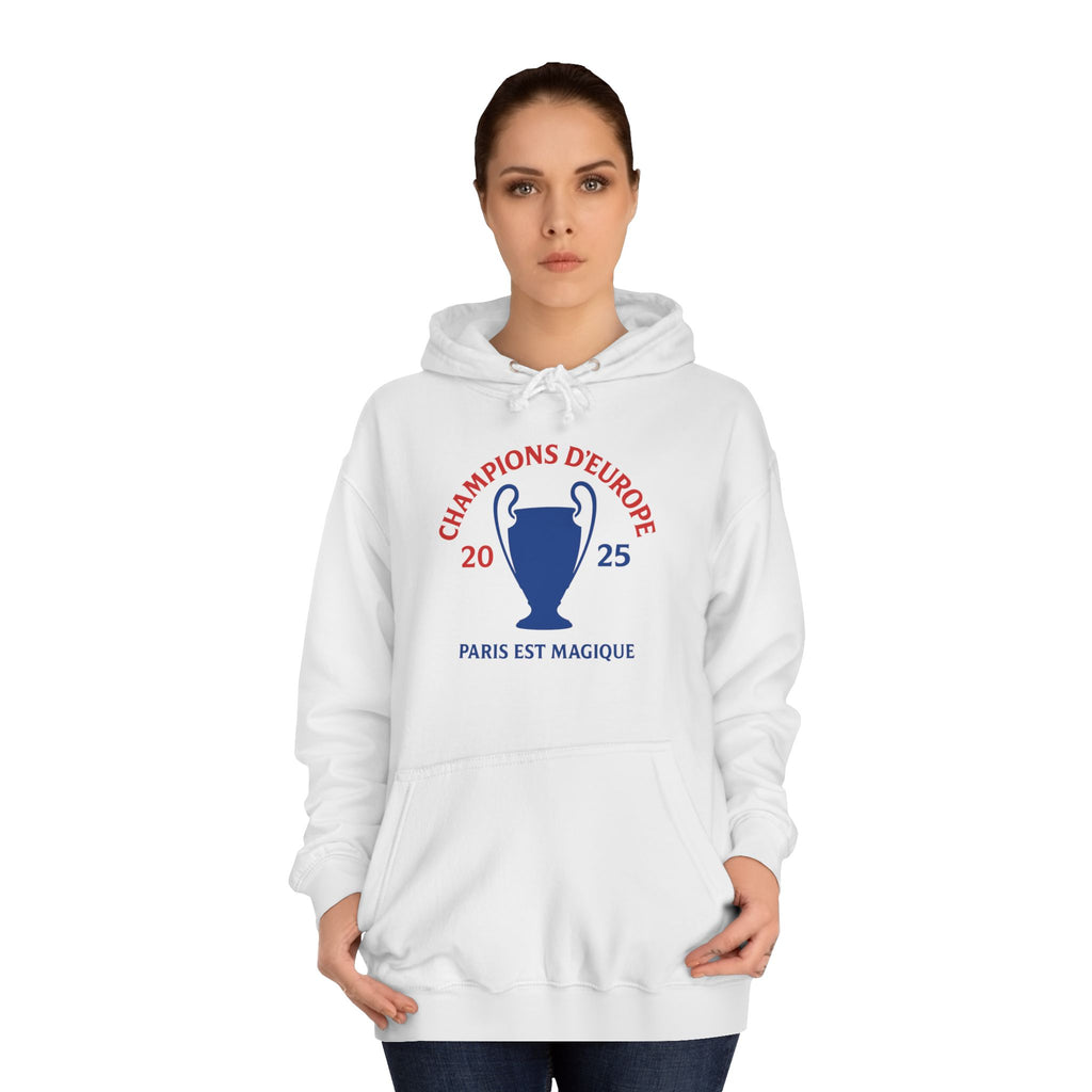 "Champions D'Europe 2025" Unisex Hoodie
