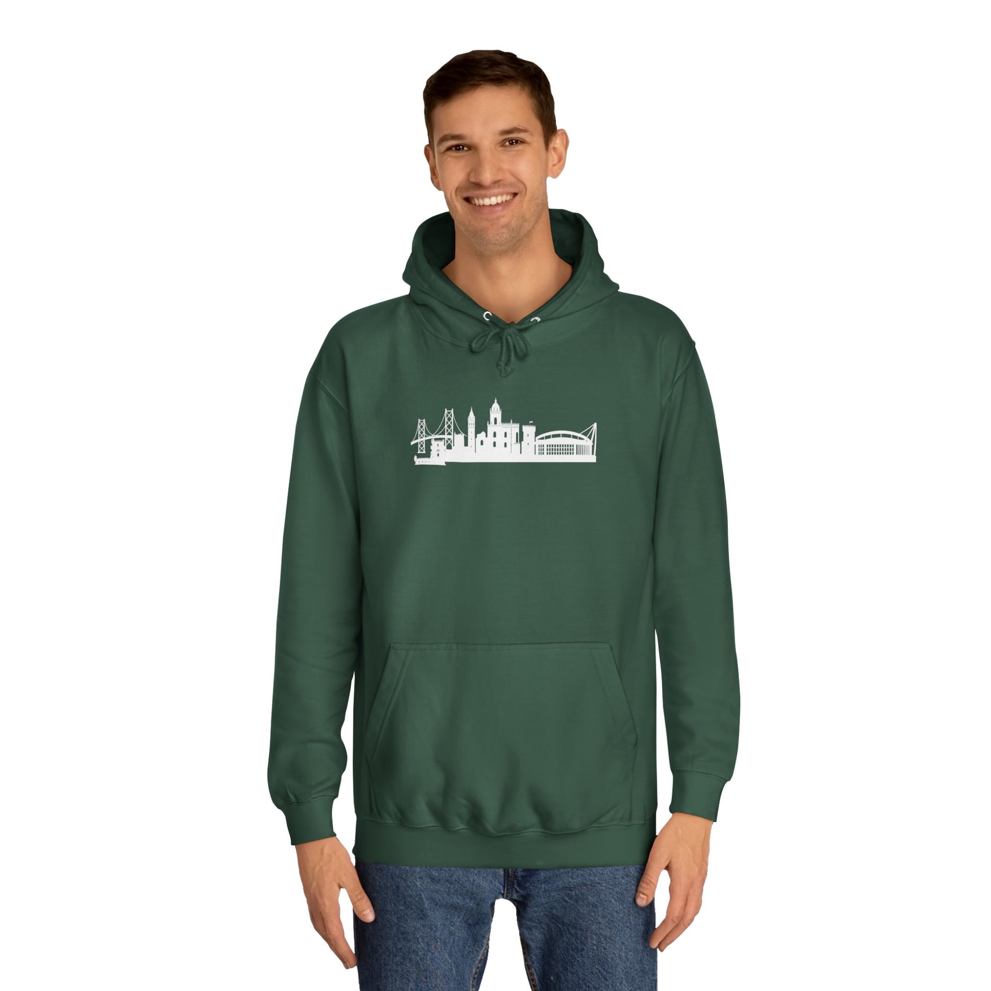 "Lisbon Skyline" Unisex Hoodie