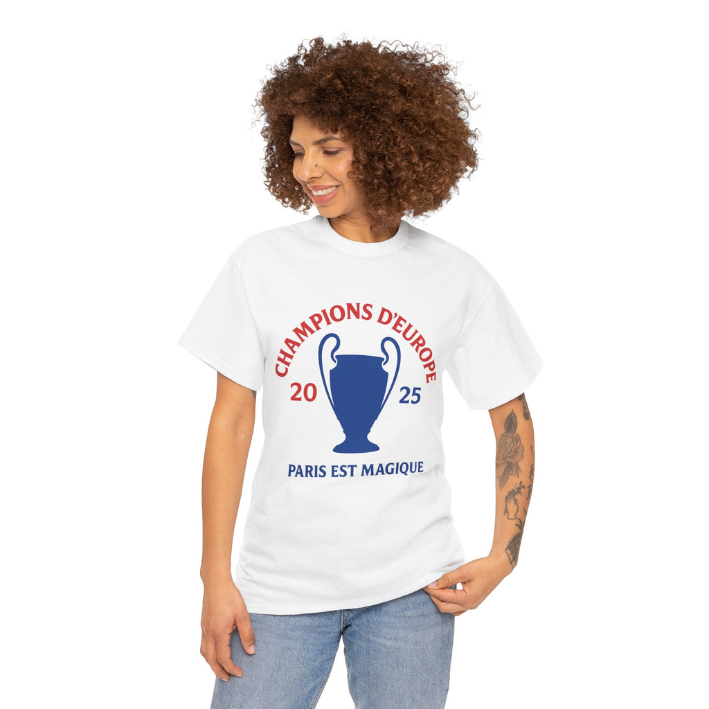 "Champions D'Europe 2025" Unisex T-Shirt